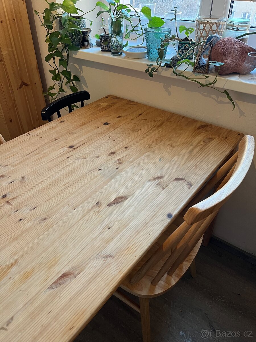 Stůl masiv z borovice INGO IKEA - 3