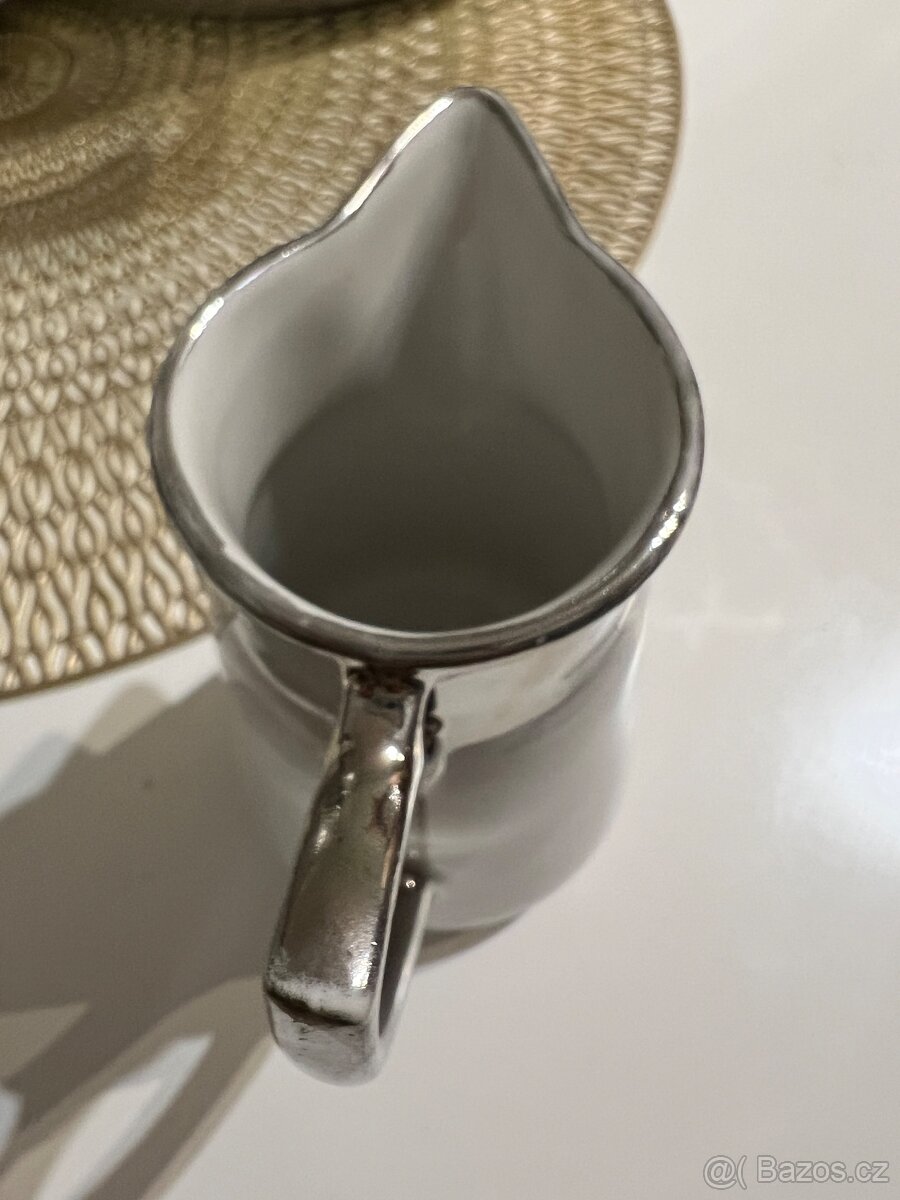 Starozitna mlecenka konvicka art deco - 3