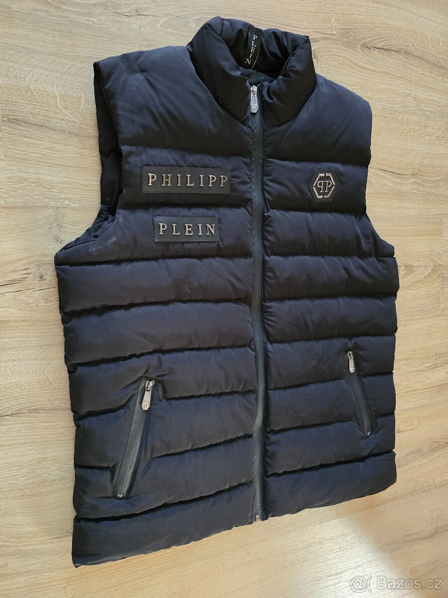 Philipp Plein černá vesta L/XL - 3
