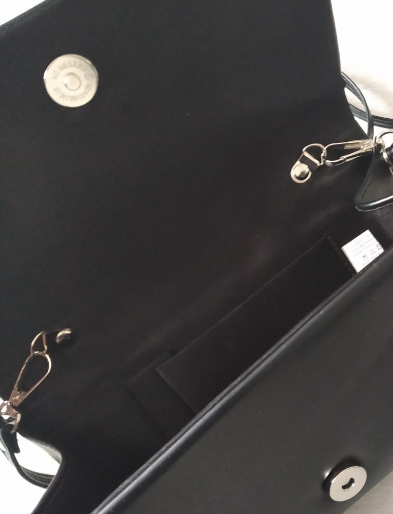 Nová černá kabelka - malá, "psaníčko" - 3