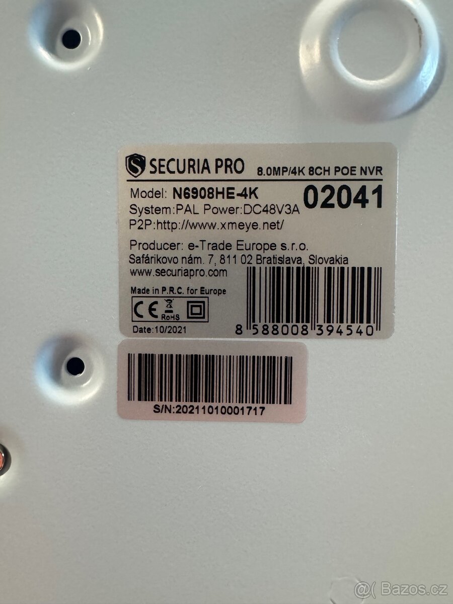 IP kamerový systém SecuriaPro - 3