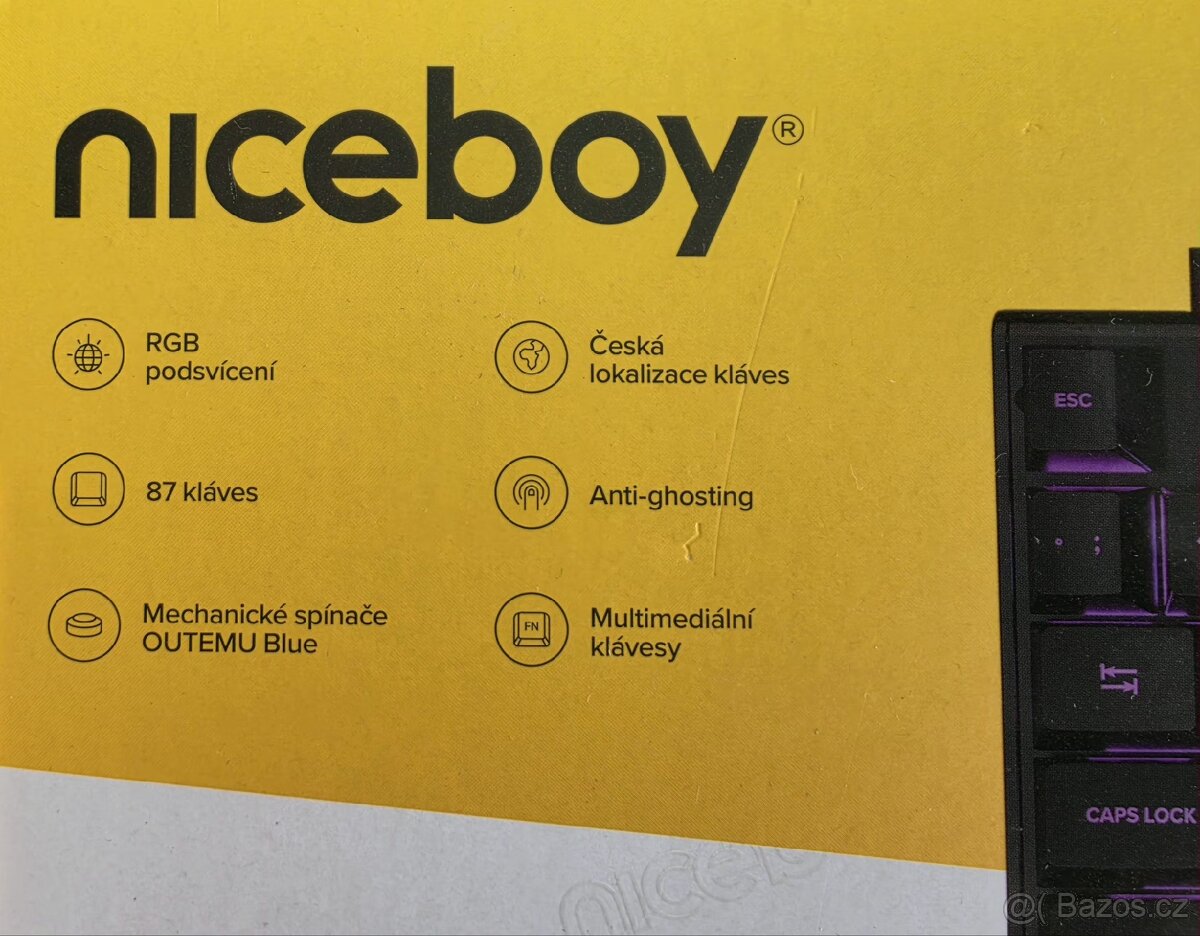 Klávesnice Niceboy K310X, v podstatě nová - 3