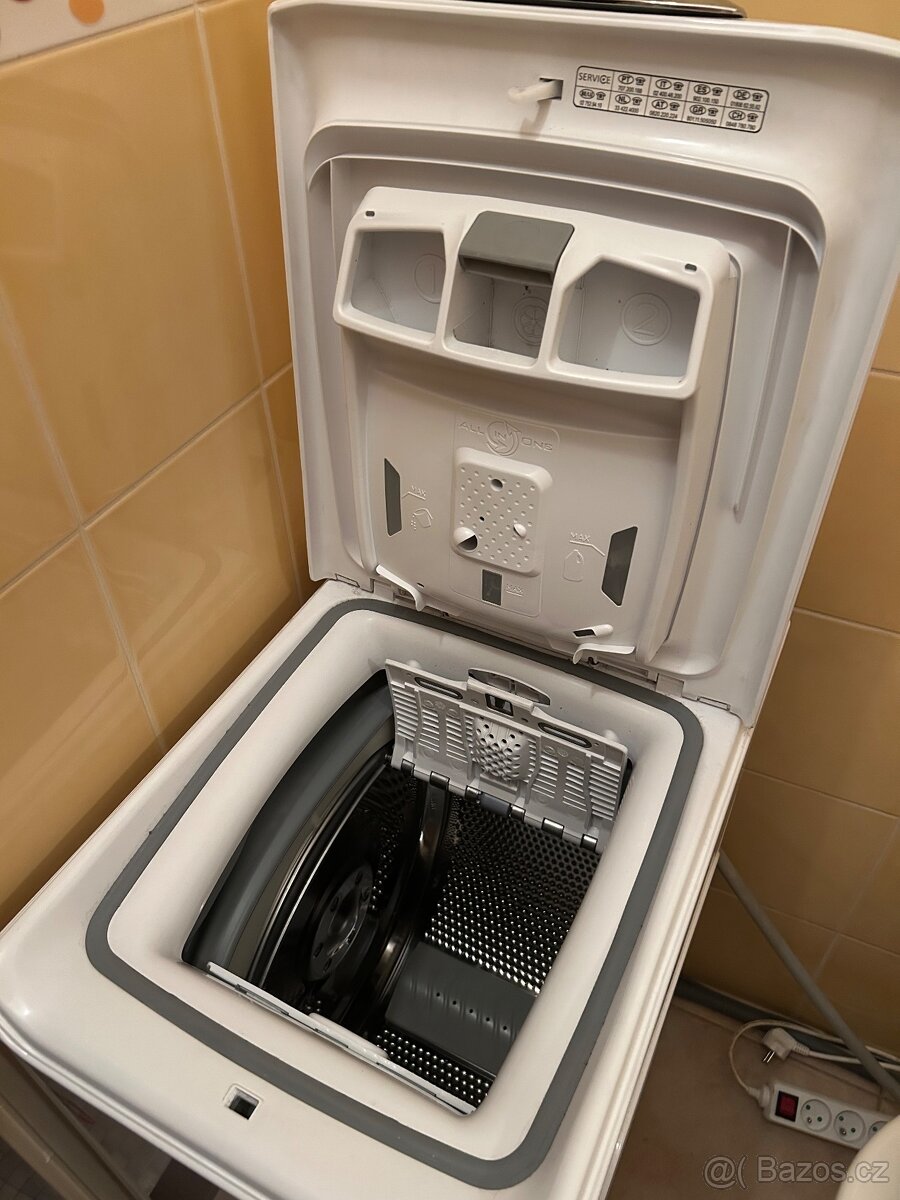 Pračka s vrchním plněním Hoover 8kg, jako nová - 3