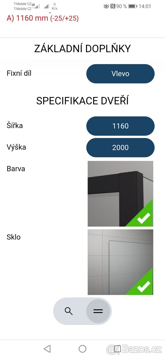 Sprchová zástěna atyp sprchové dveře - 3