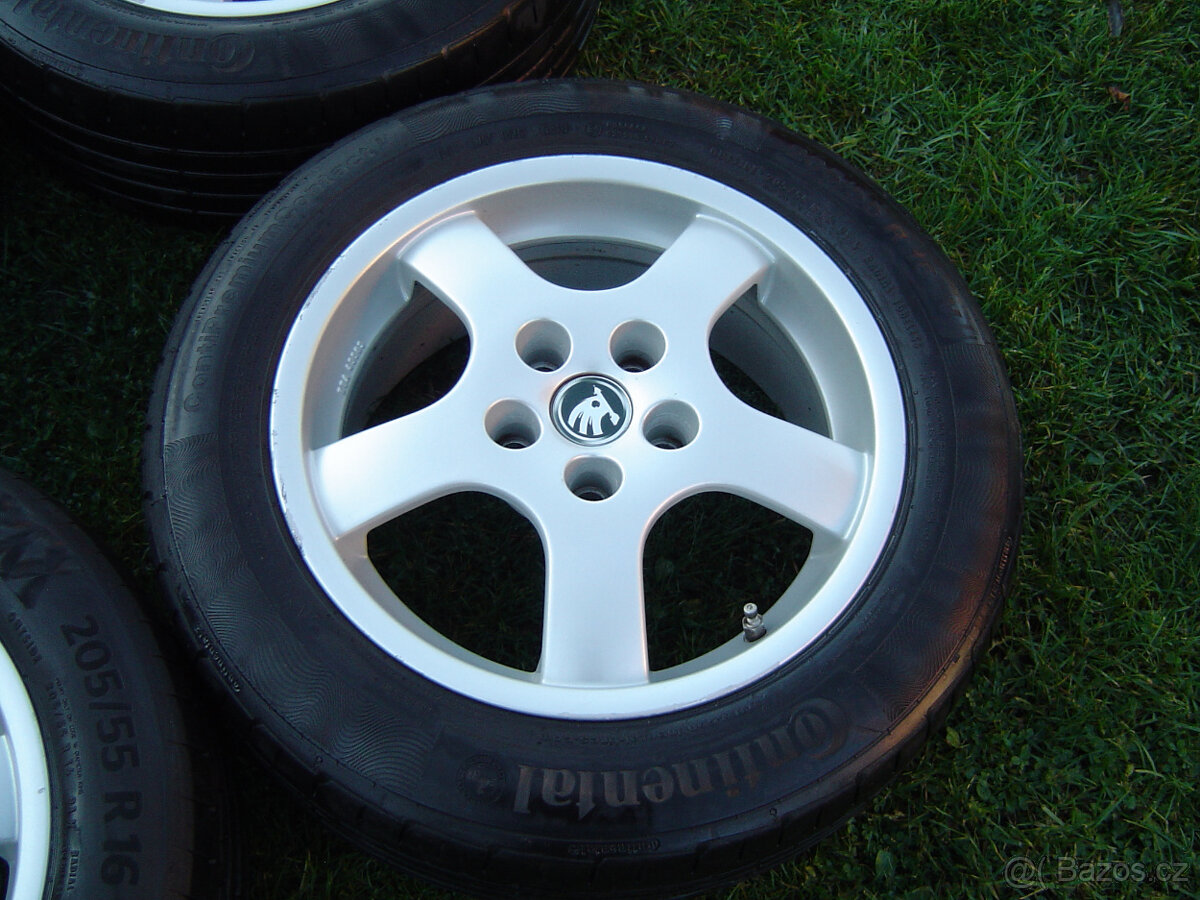 4XLETNÍ HLINÍKOVÁ KOLA ŠKODA OCTAVIA III,II 205/55 R16 - 3