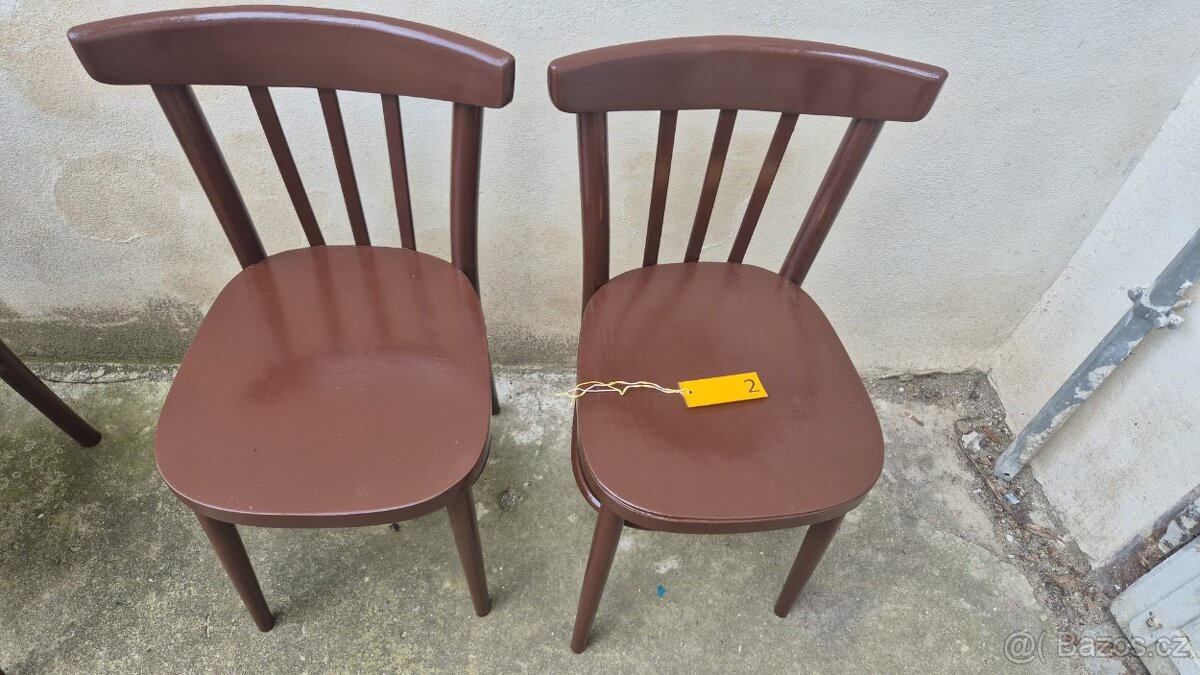 Dřevěná židle Ton (č.02) - 3