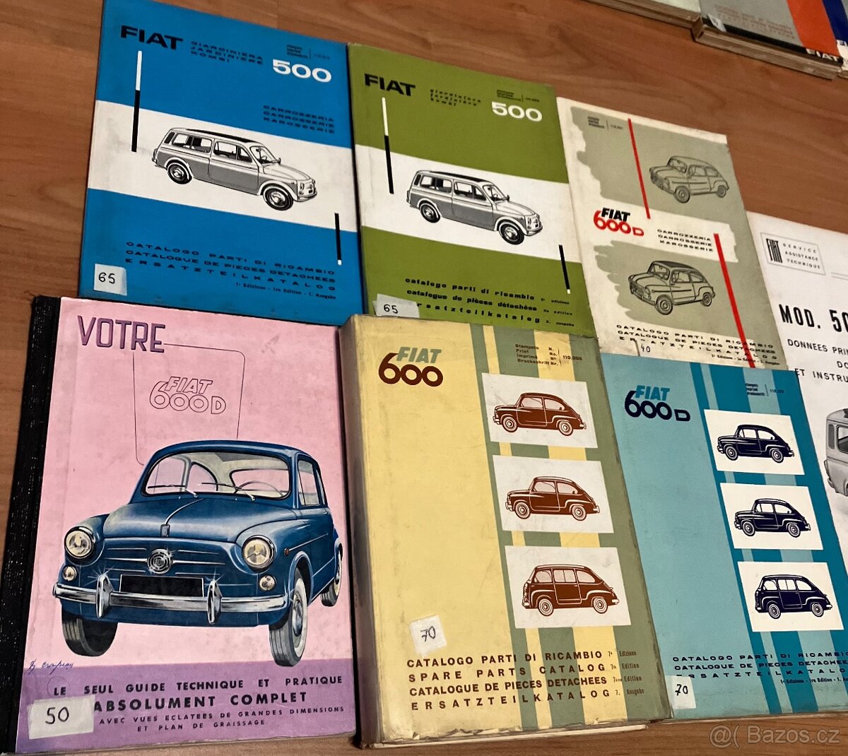 Fiat 500, 600, 600D, 124spider, 1100, 1200cabrio - 3