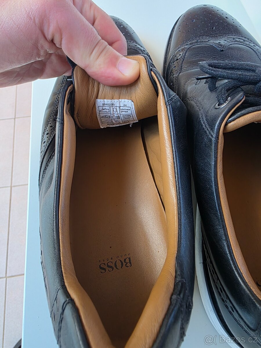 Hugo Boss - kožené boty - 3