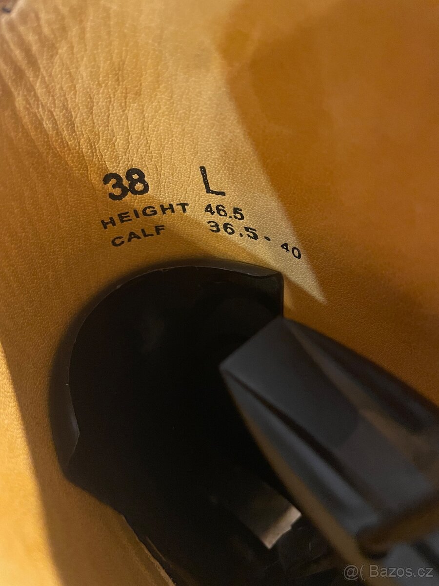 Kožené jezdecké boty HKM - 3