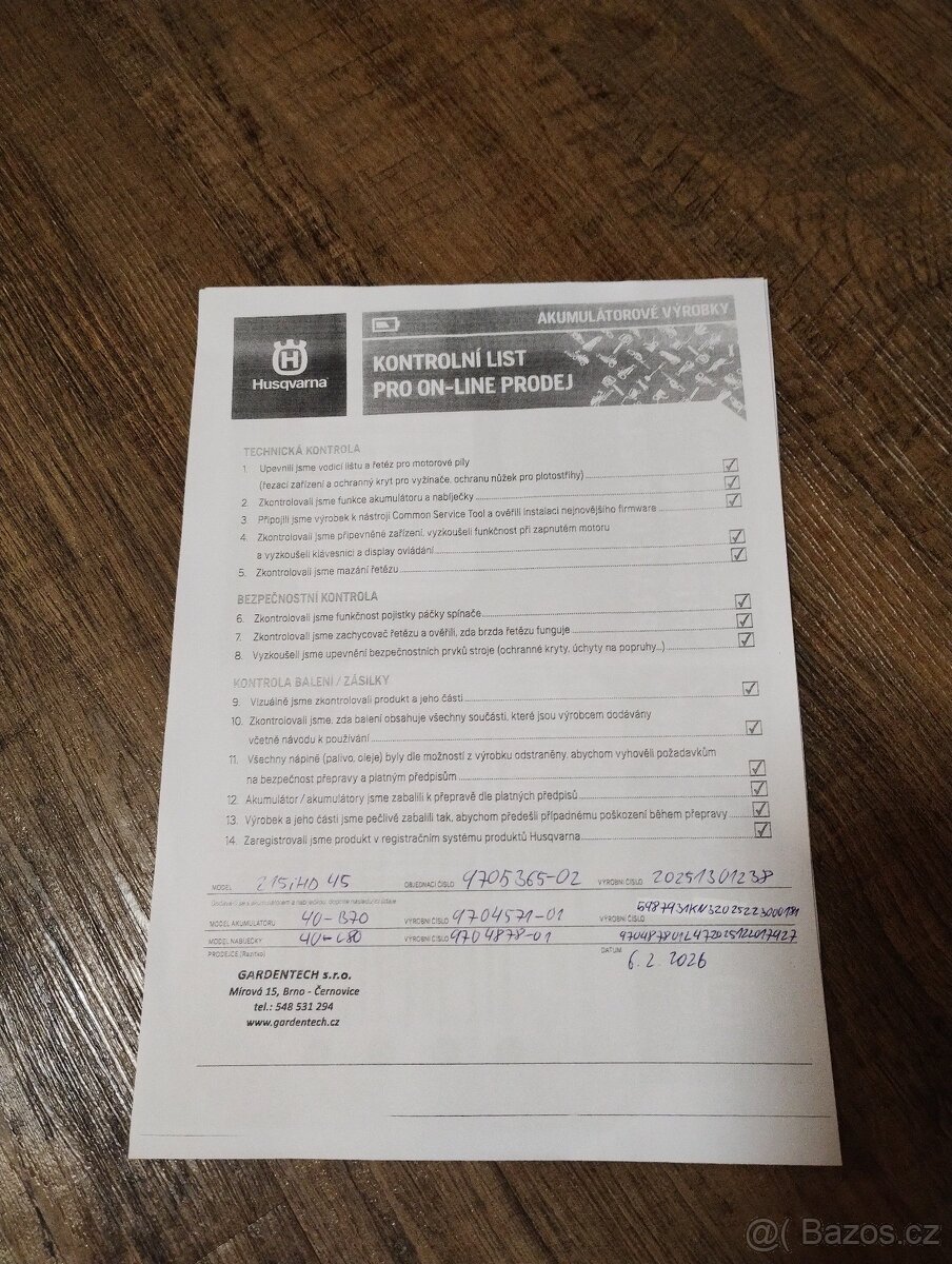 NOVÁ nabíječka Husqvarna 40-C80 - 3