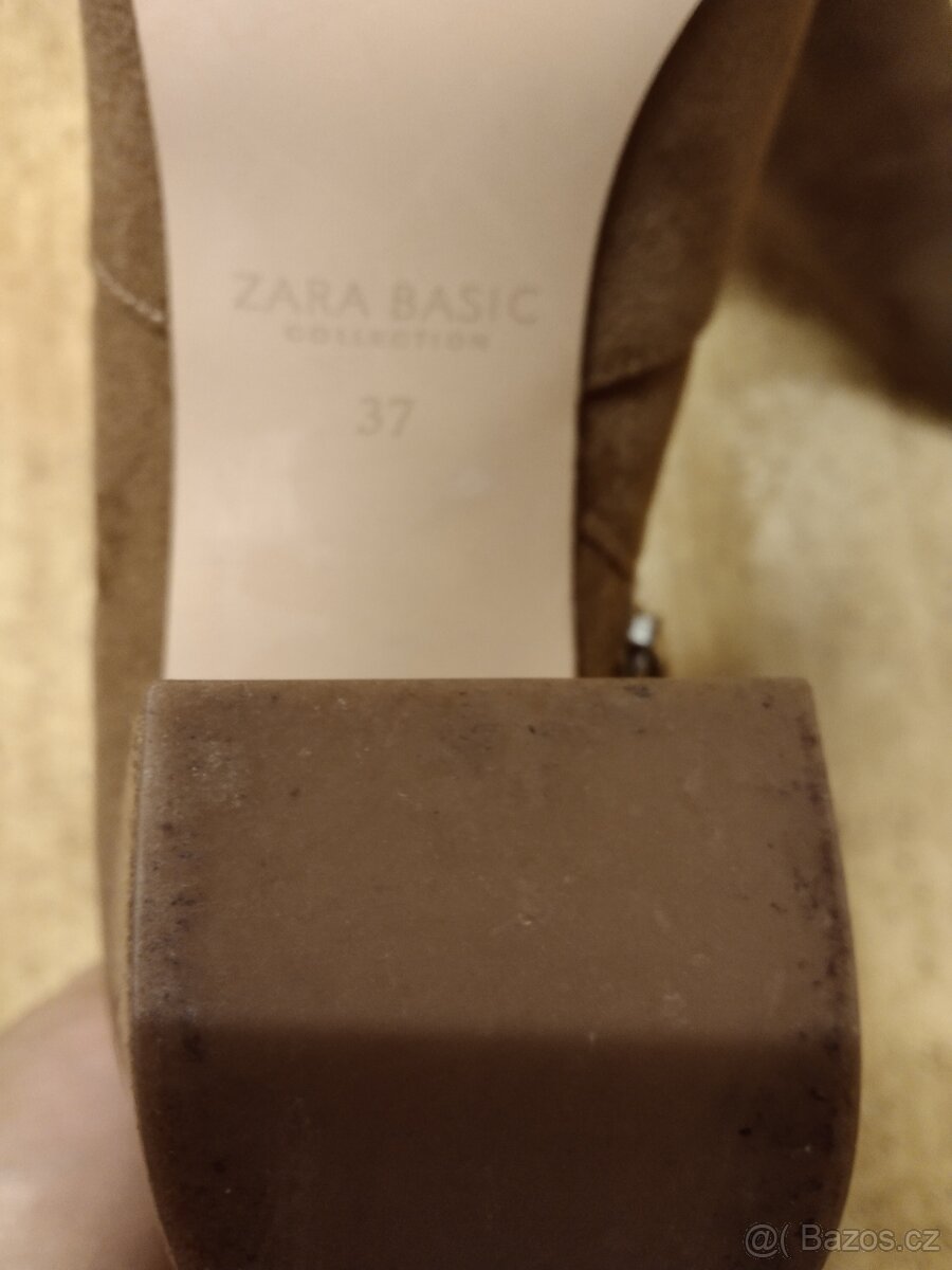 Zara Basic dámské kozačky velikost 37. - 3