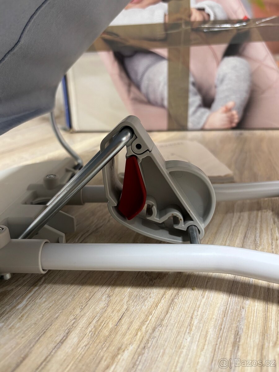 Babybjörn lehátko modré Woven blue - 3