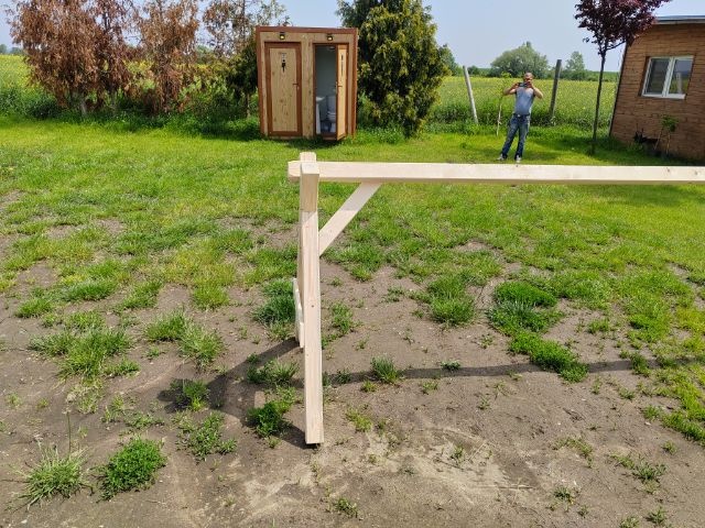 Dřevěný stojan na kola - 3