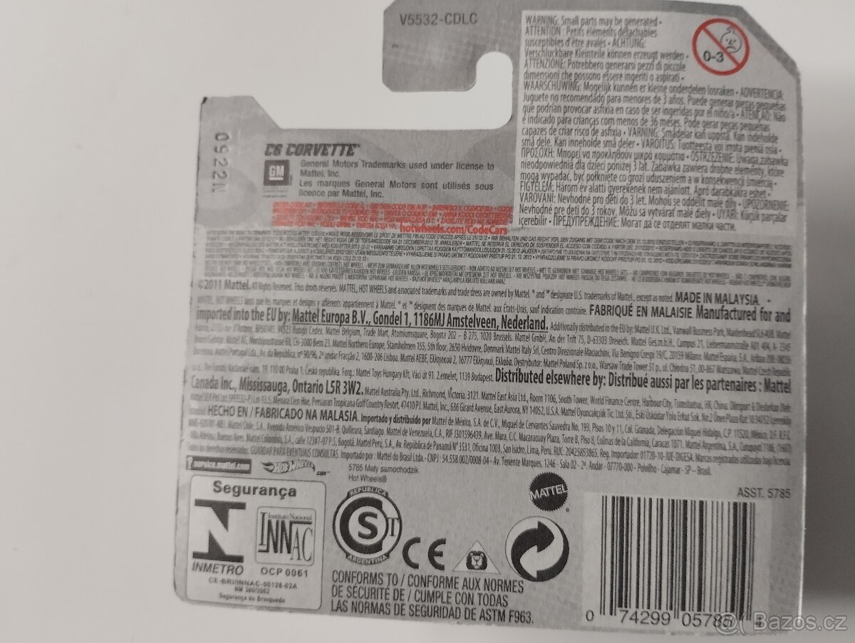 Auto model Hot Wheels HW Code Cars 12-C6 Corvette - 3