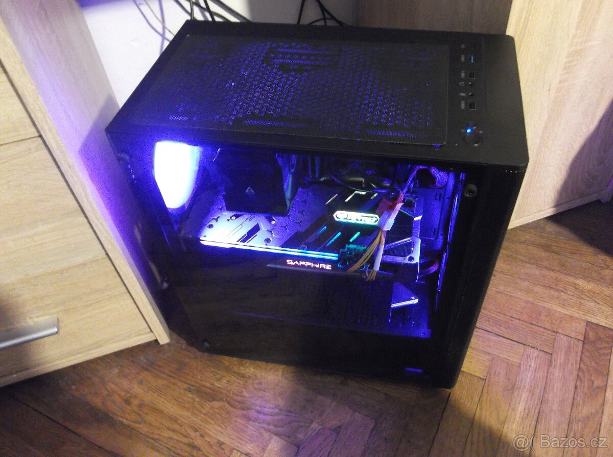 herní PC- i5 9600K+RX 5700xt+16GB RAM+SSD - 3