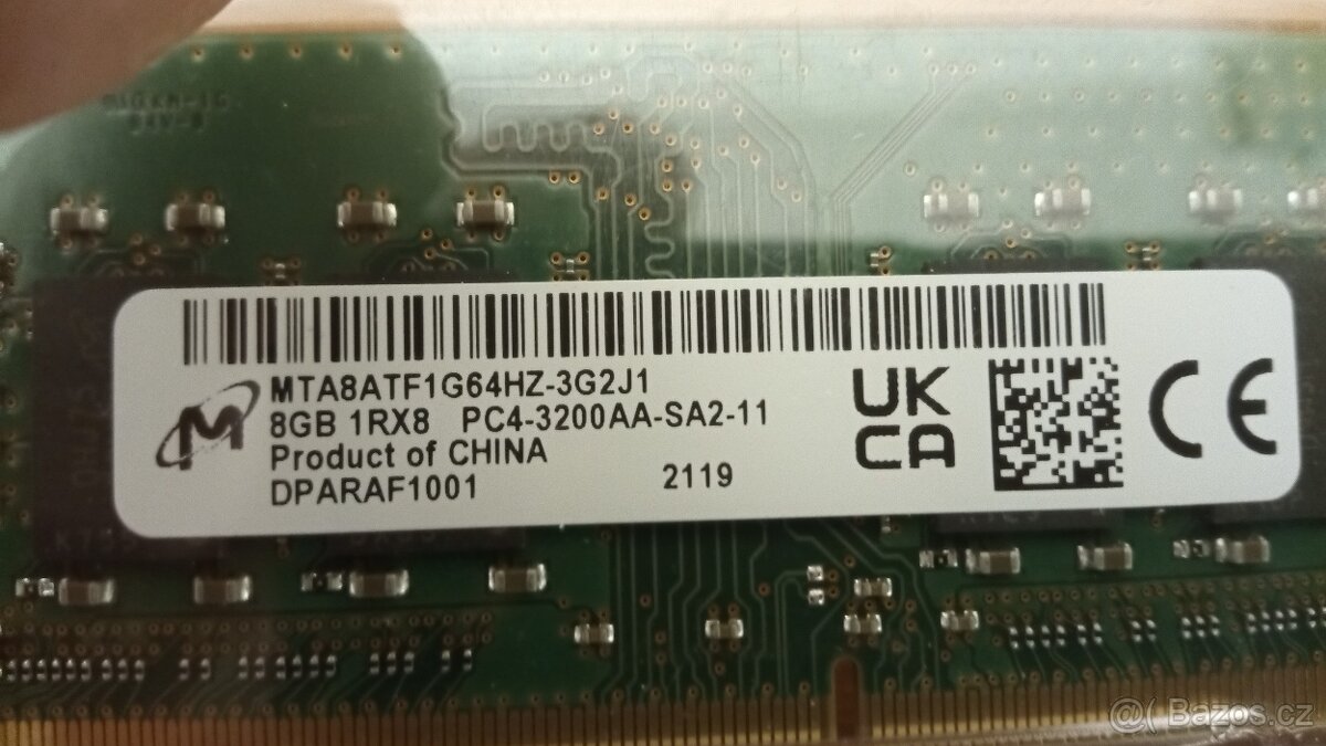 Pamět ram 8gb 2 ks - 3