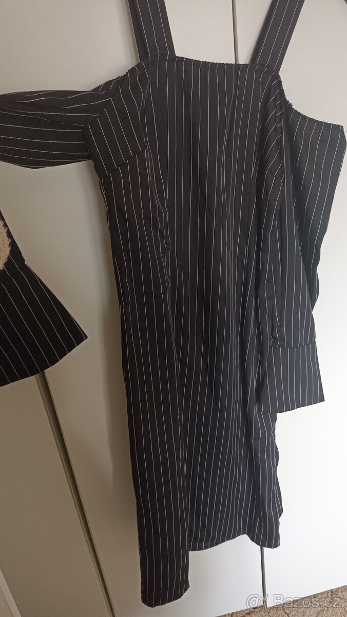 Elegantní šaty proužkované, vel. 34 - 3