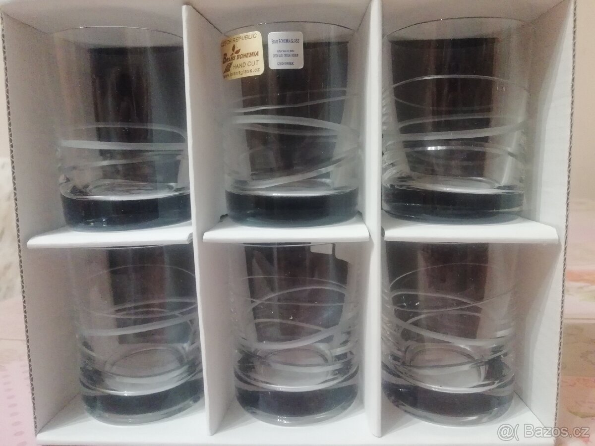Křišťálové sklenice broušené - 3