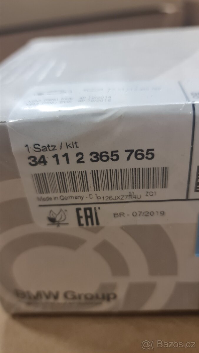 BMW X5 M a X6 M modely F85 a F86 brzdové desky original BMW - 3