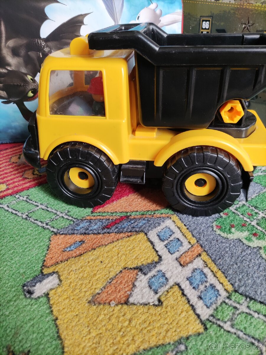 Skládací nákladní auto 30x20cm podobné Igráček - 3