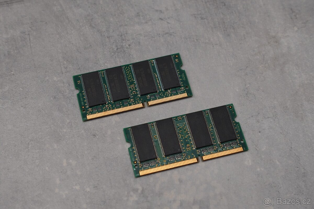 RAM 2x 512MB DDR (DDR1) SO-DIMM - 3