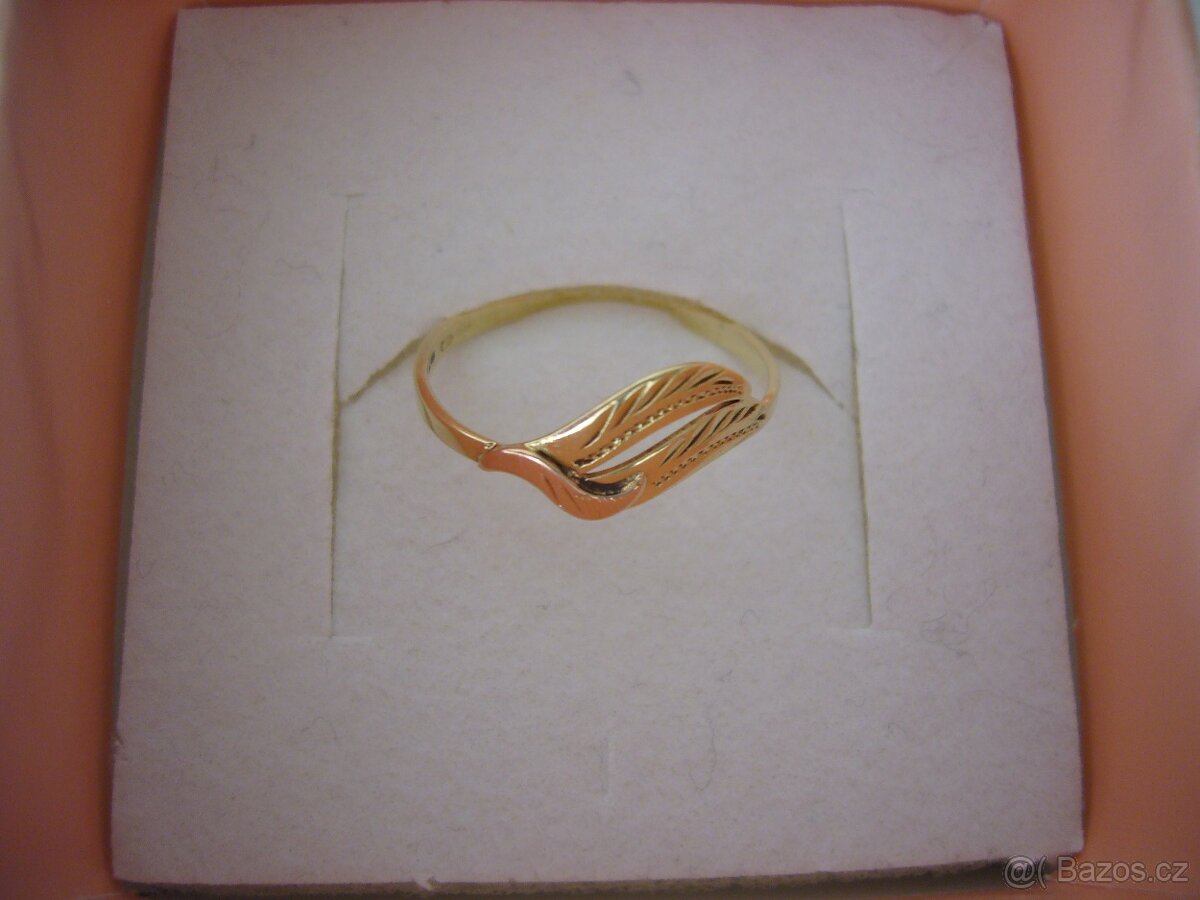 Prodám nový zlatý prstýnek - 3