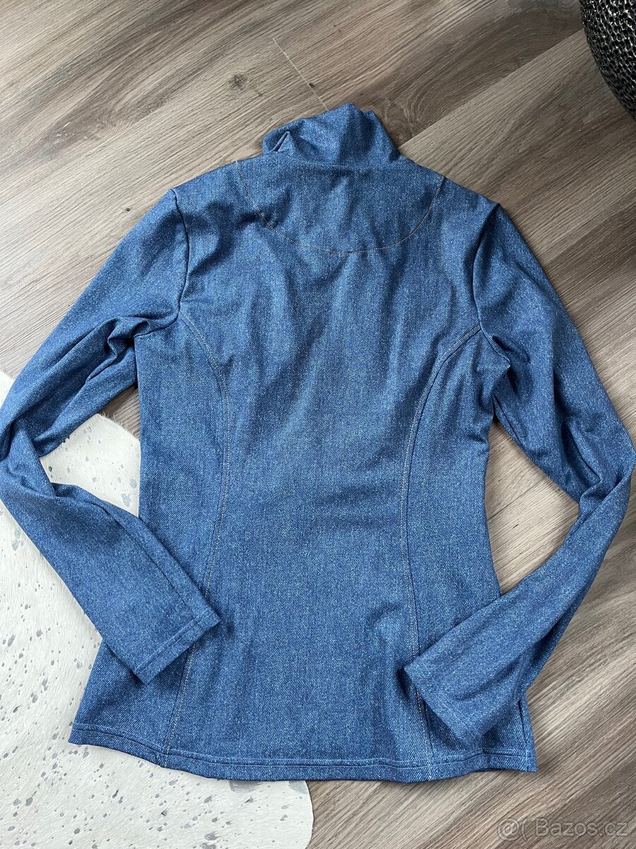 mikina/rolák Goldbergh denim modrý - 3