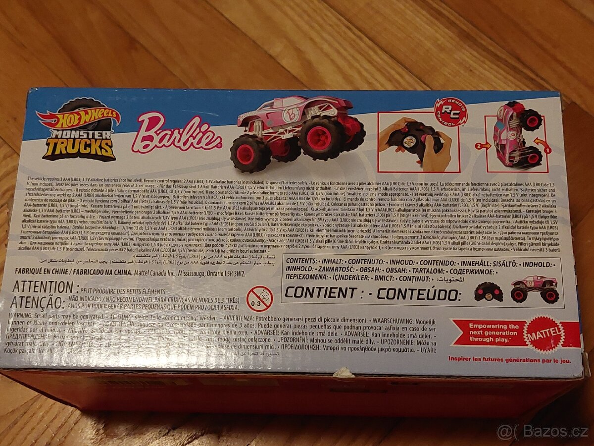 Barbie Monster Truck Hotwheels - 3