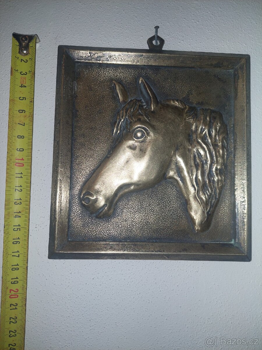 MOSAZNÝ OBRÁZEK-KŮŇ - 3