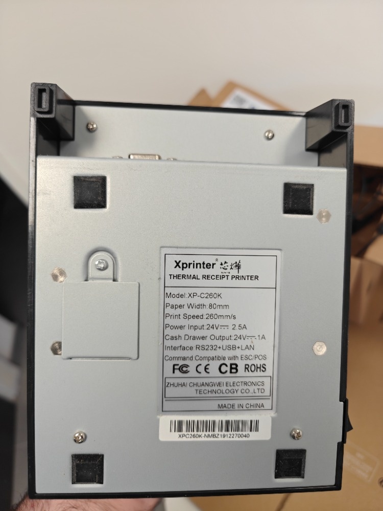 Termo tiskárna Xprinter XP-C260-K - 3