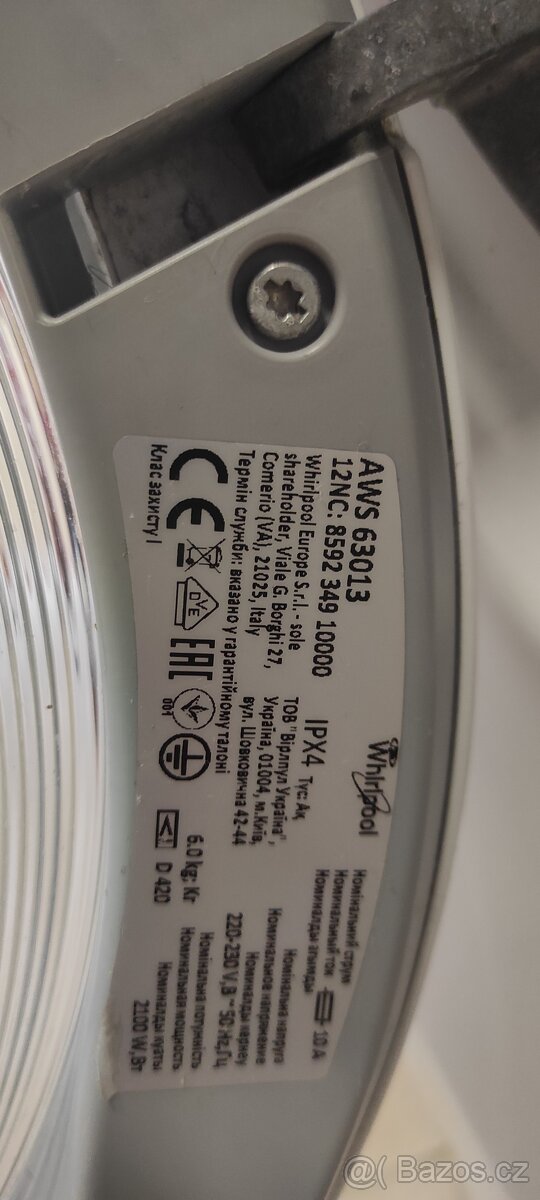 Pračka Whirlpool AWS 63013 - 3