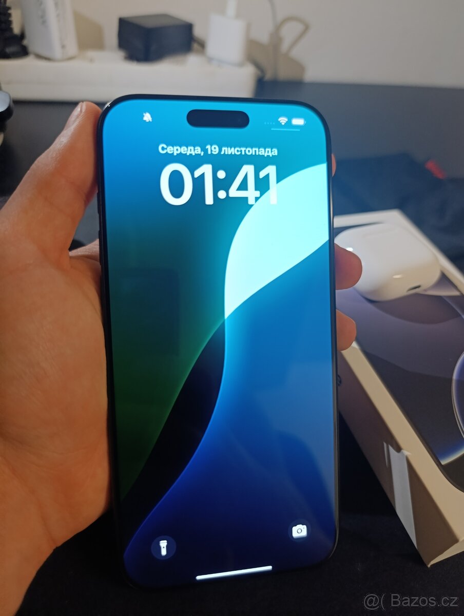 IPhone 16Pro Max černý titan 256gb 100% baterka - 3