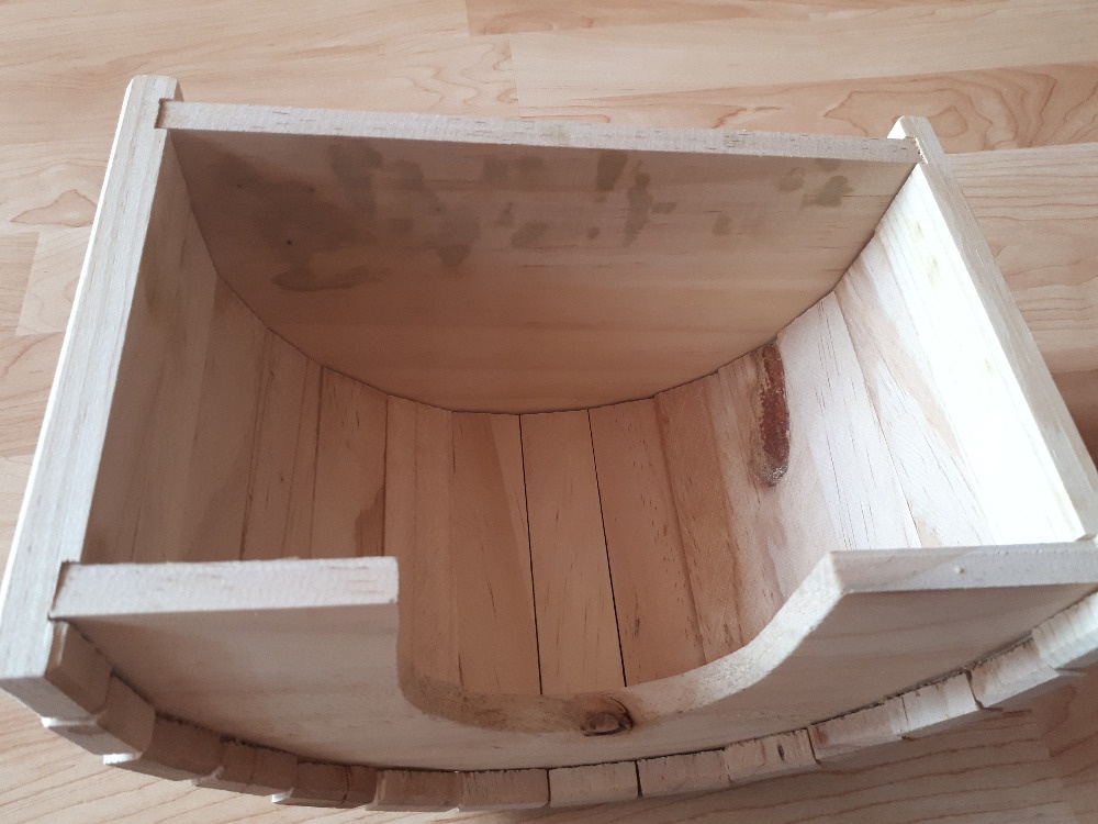 Dřevěný domek pro drobné savce 24 cm - 3