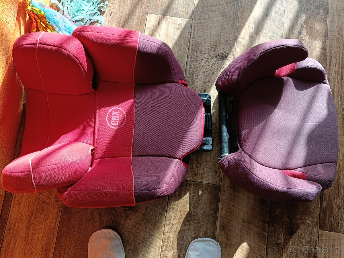 NOVÁ CENA Cybex 36 kg červená autosedačka - 3
