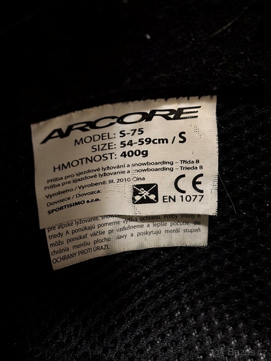 Lyžařská helma S + brýle Laceto - 3