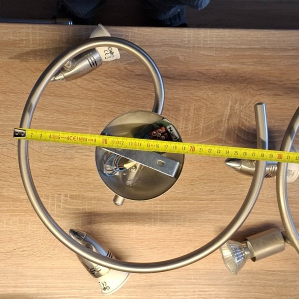 2 lustry s 6 led žárovkami - 3