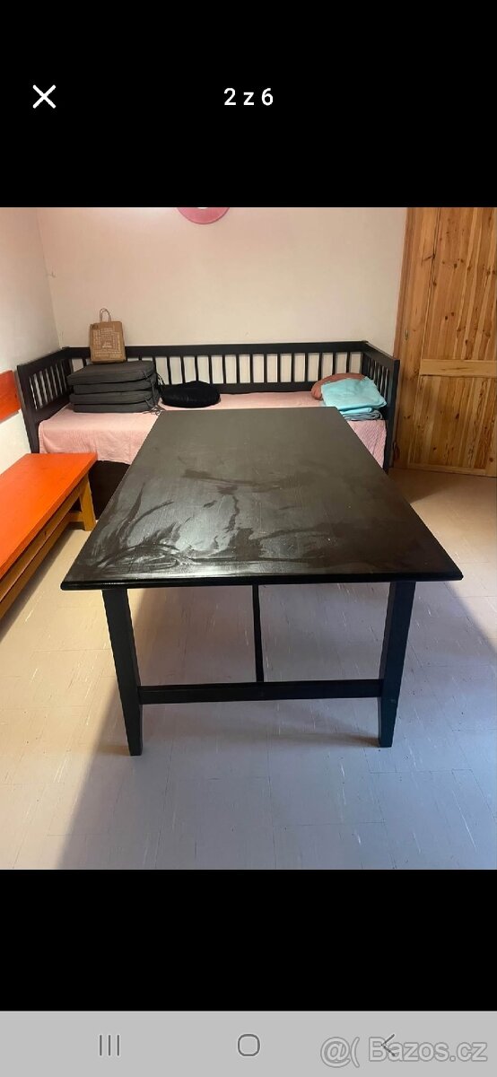 Černý stůl IKEA - 3