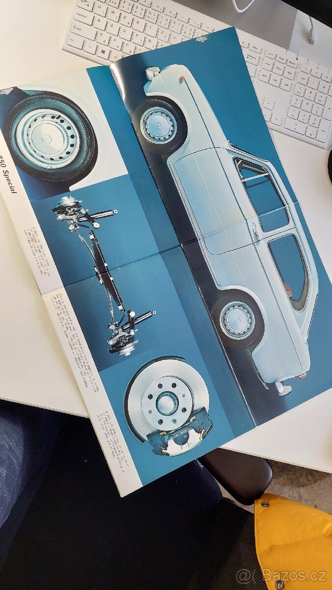 Velký prospekt Fiat 850 Special 55x41 cm - 3