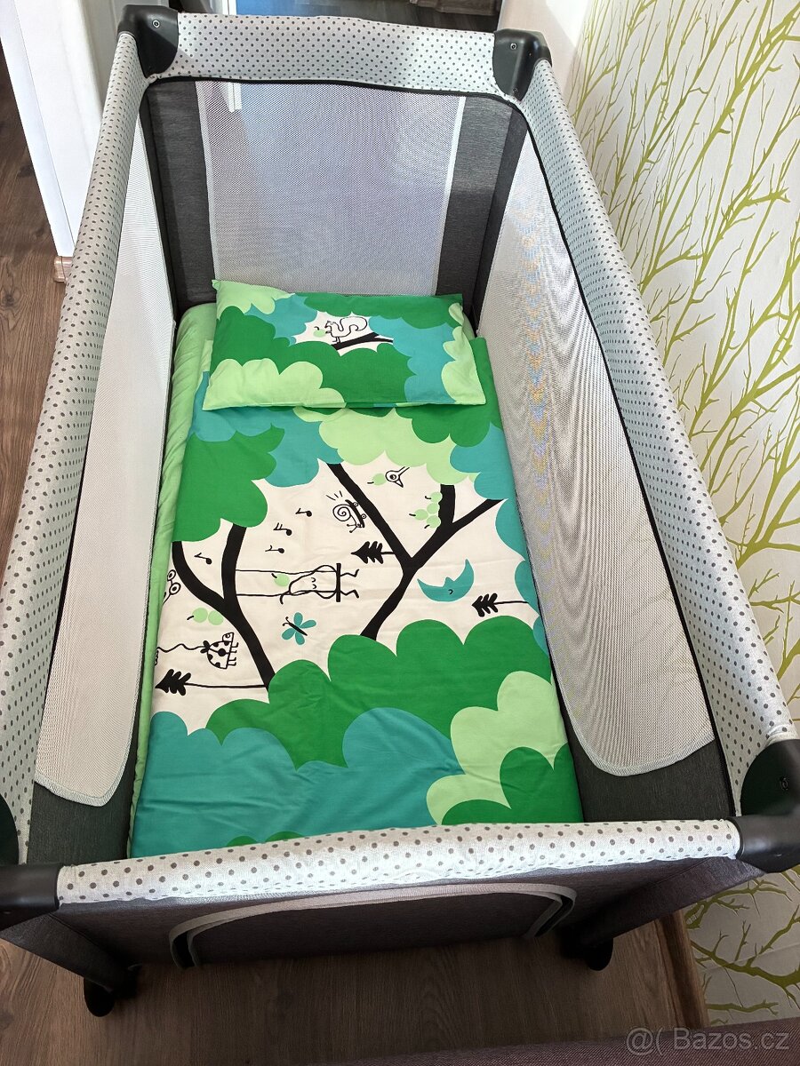 Dětská postýlka Kinderkraft LEODY Grey se zárukou - 3