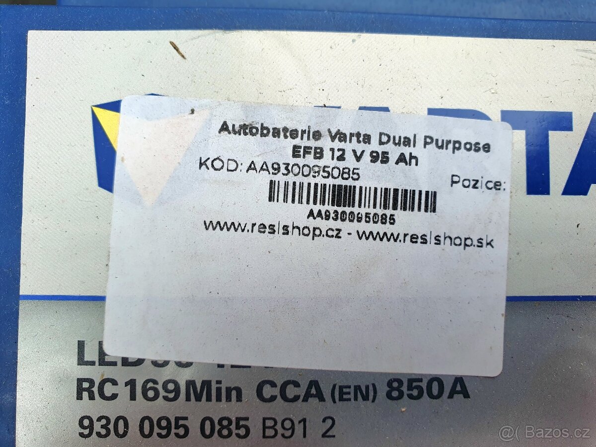 autobaterie Varta 95ah - 3