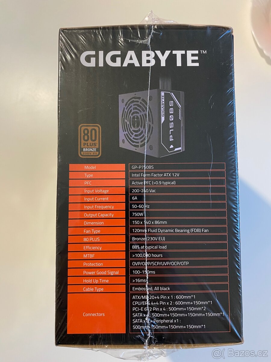 Zdroj GIGABYTE 750W - 3