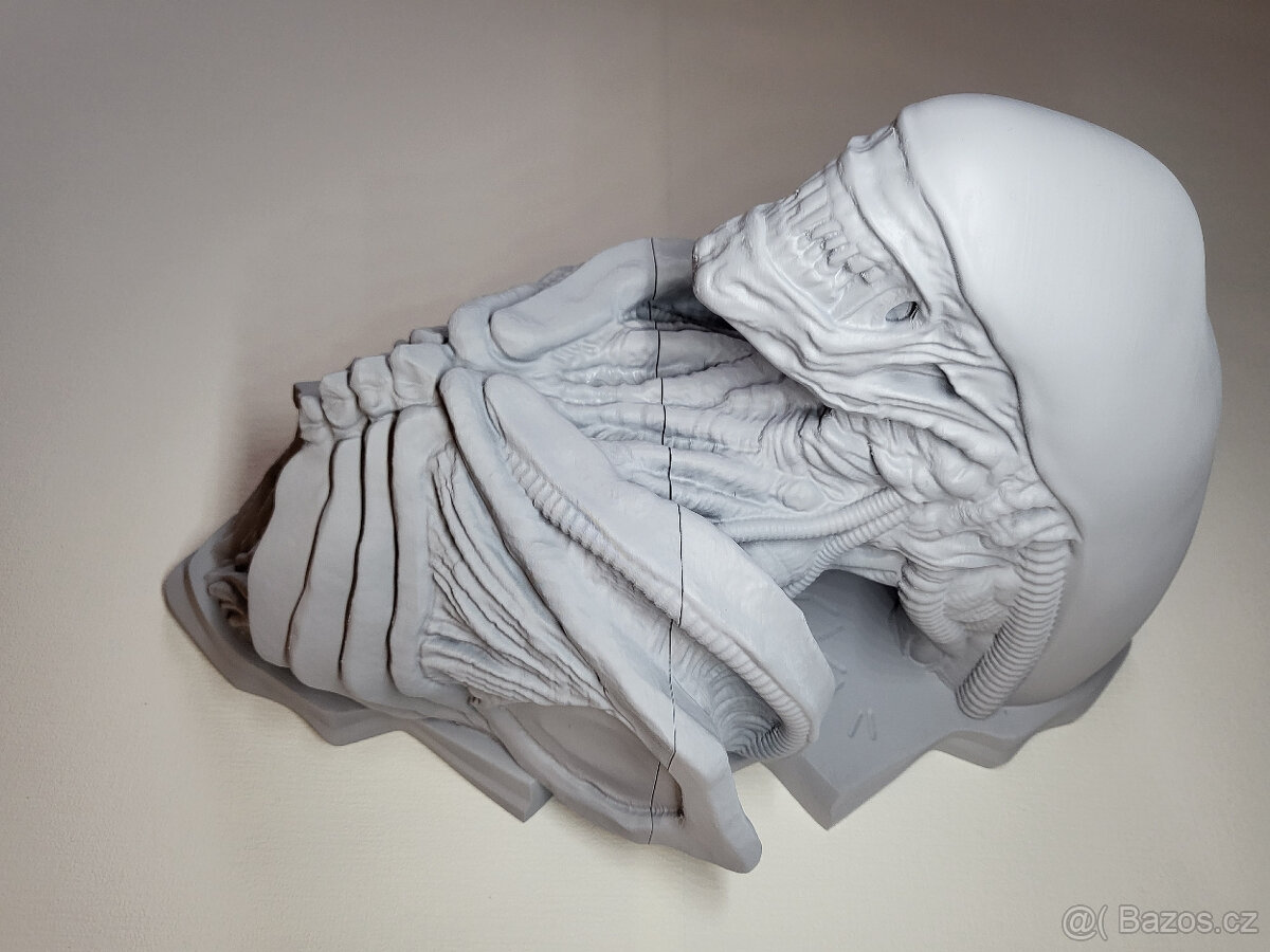 3D socha Aliena/Xenomorpha na zeď - 3