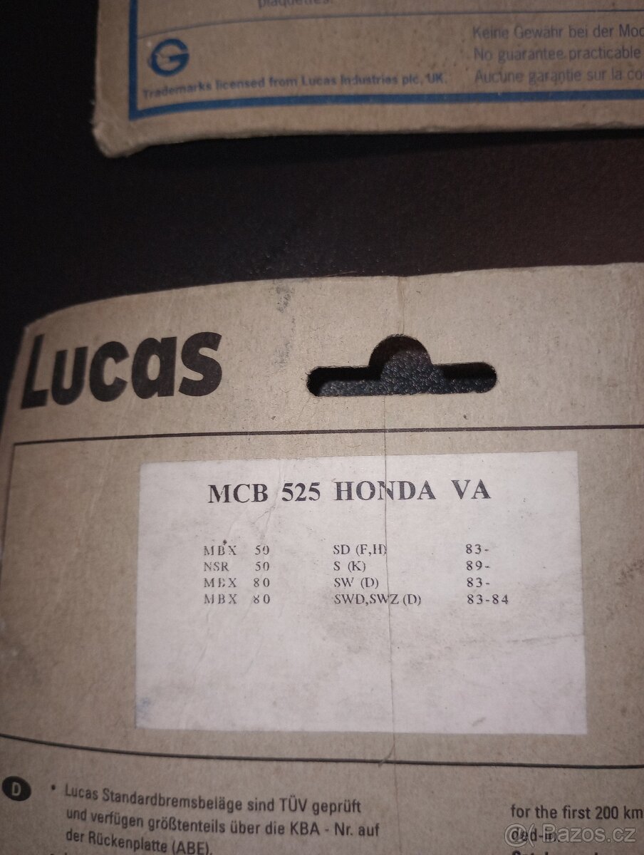 Brzdové destičky moto - 3