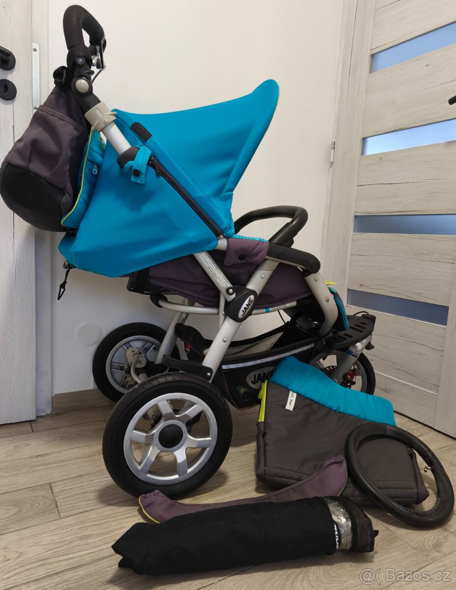 Terénní Jane slalom pro 3kmb, zachovalá, ručka funguje - 3