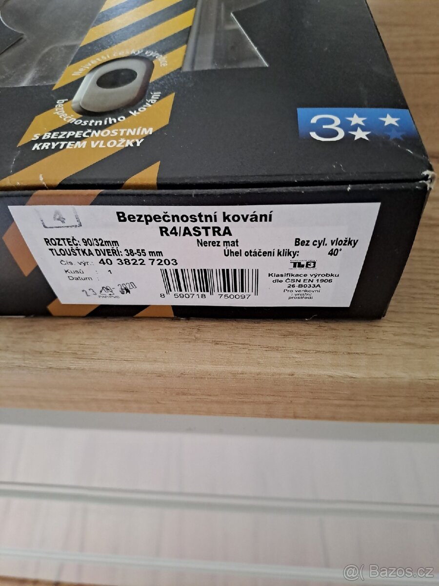 bezpečnostní kování Rostex R4/ASTRA - 3