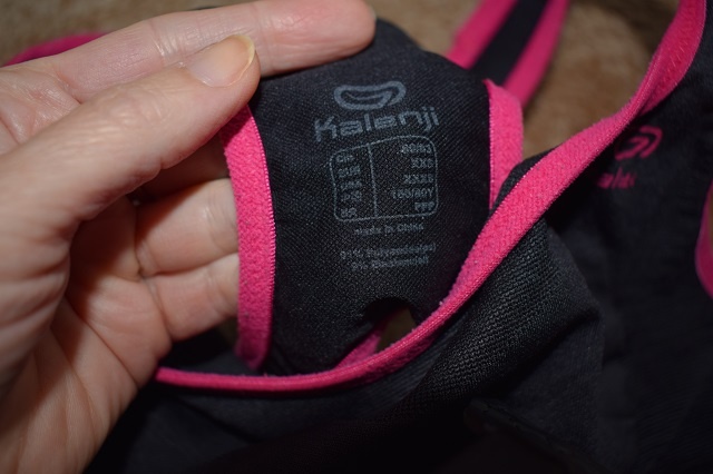 Sportovní podprsenka xxs/32, Kalenji - 3