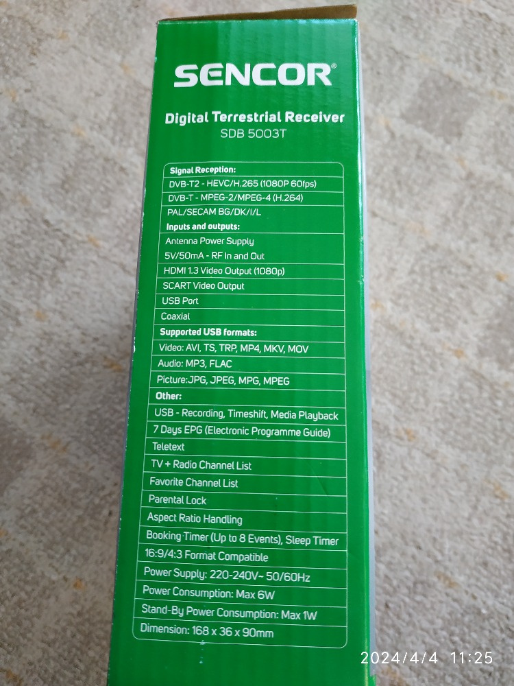 LED TV Finlux 51cm + set-top box Sencor DVBT2 - 3