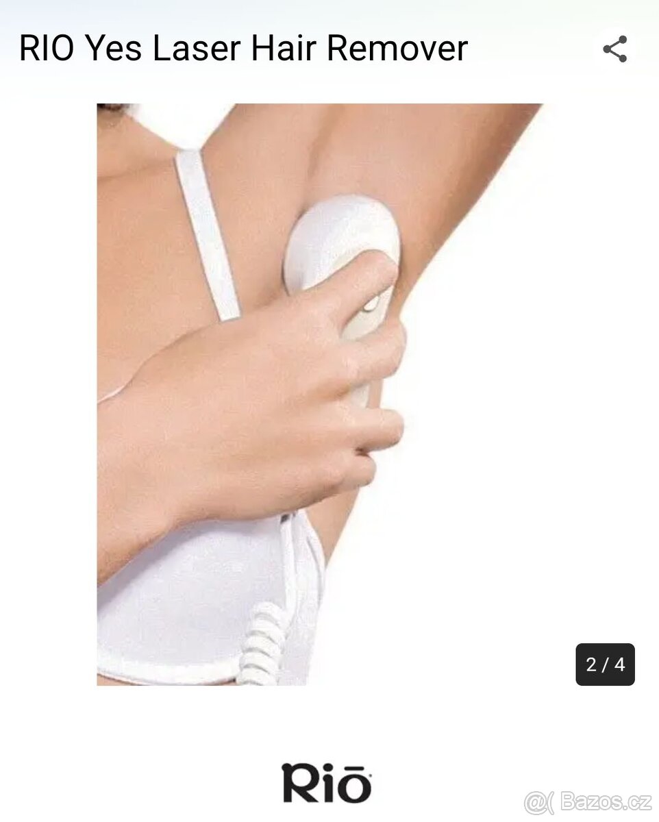 Nový laserový epilátor Rio Yes - 3