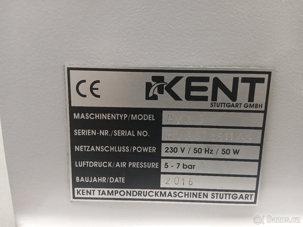 Tiskařský stroj KENT HVA 100 - 3
