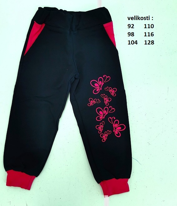 dětské tepláky nové vel. 92- 128 - 3